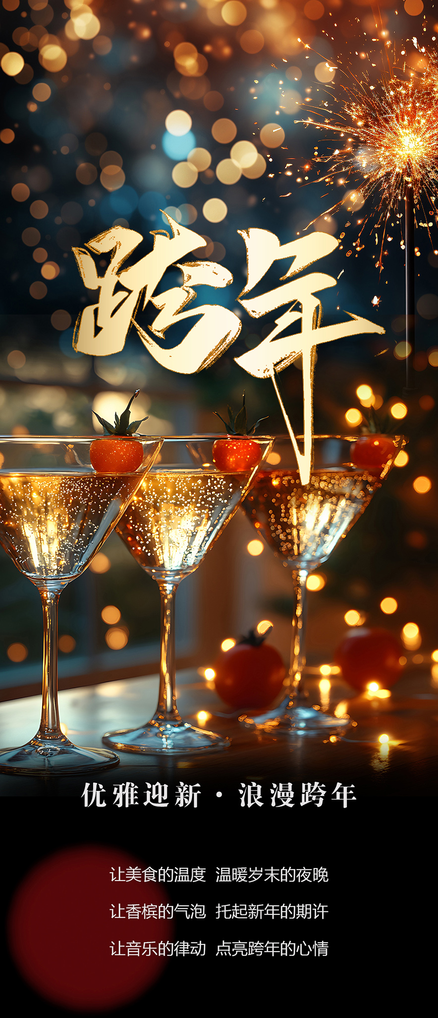 New Year's Eve Gala Dinner | 星夜乐宴·漫享时光 | 我们一起跨年